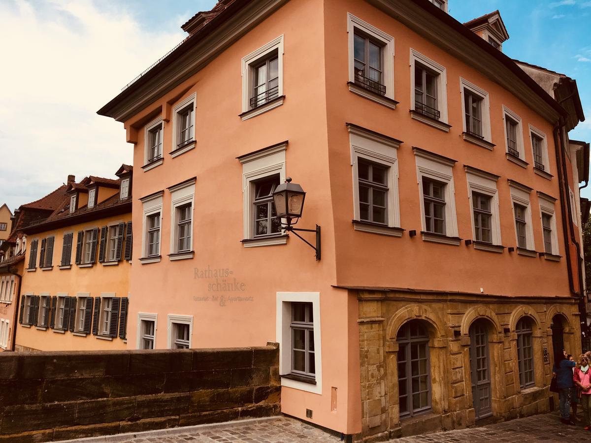 Appartamento Rathausschaenke Bamberga Esterno foto